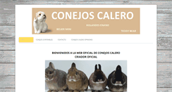 Desktop Screenshot of conejoscalero.com